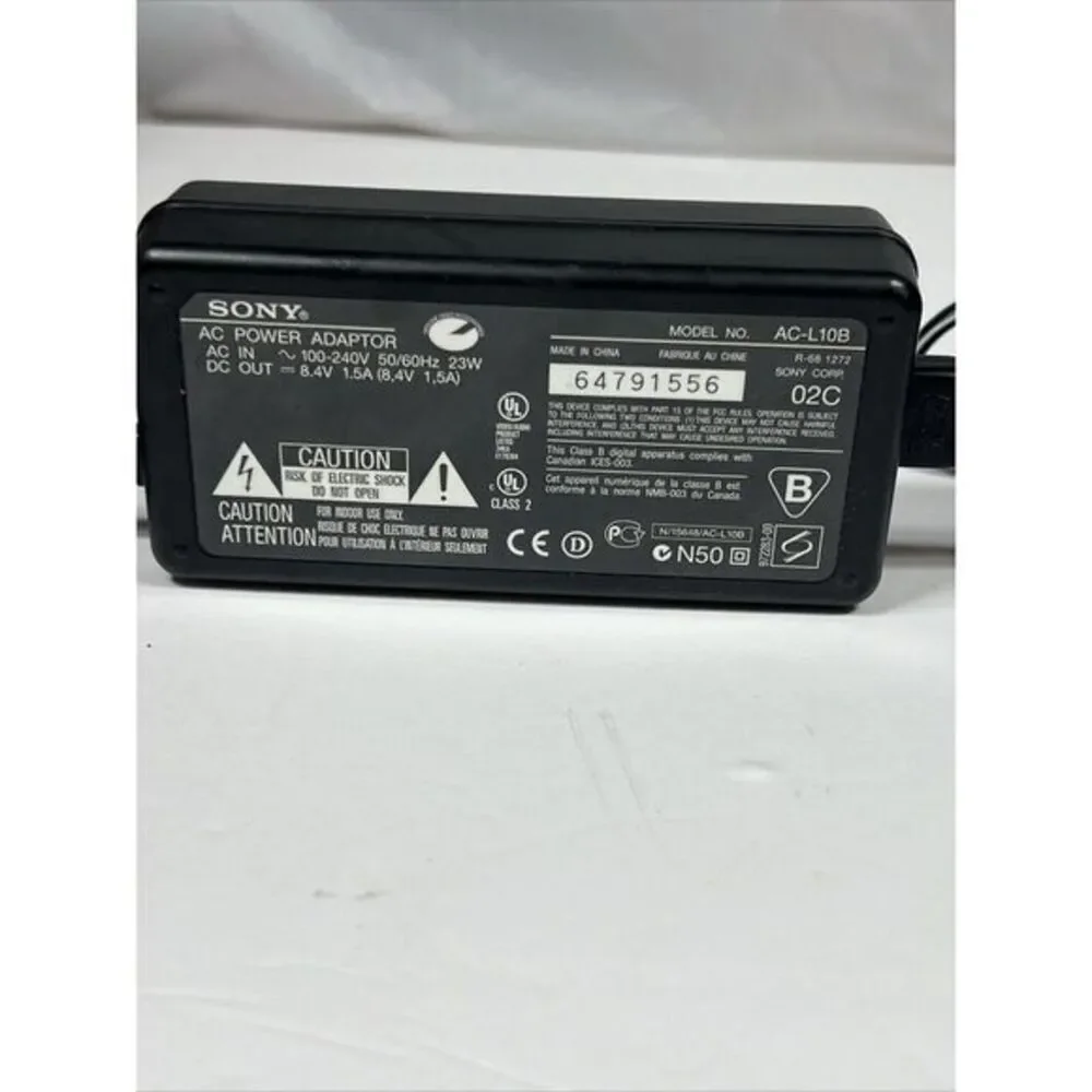 Genuine Original‎ OEM Sony AC-L10A Adapter Camcorder